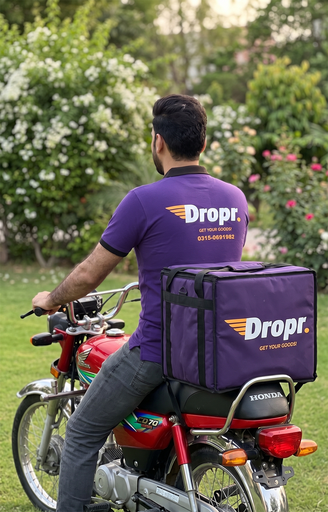 Dropr's Rider Shoot - Local Logistics